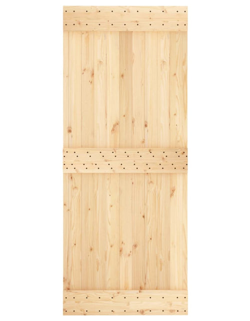 Загрузите изображение в средство просмотра галереи, Ușă glisantă cu set de feronerie 85x210 cm, lemn masiv de pin
