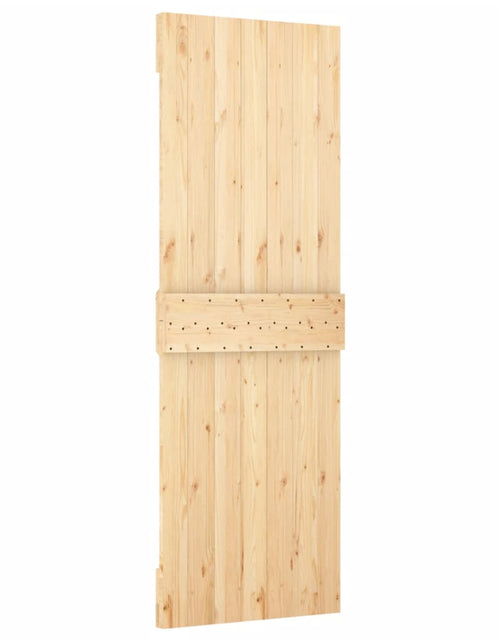 Încărcați imaginea în vizualizatorul Galerie, Ușă glisantă cu set de feronerie 70x210 cm, lemn masiv de pin

