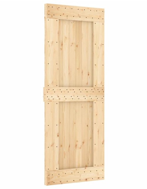 Загрузите изображение в средство просмотра галереи, Ușă glisantă cu set de feronerie 80x210 cm, lemn masiv de pin
