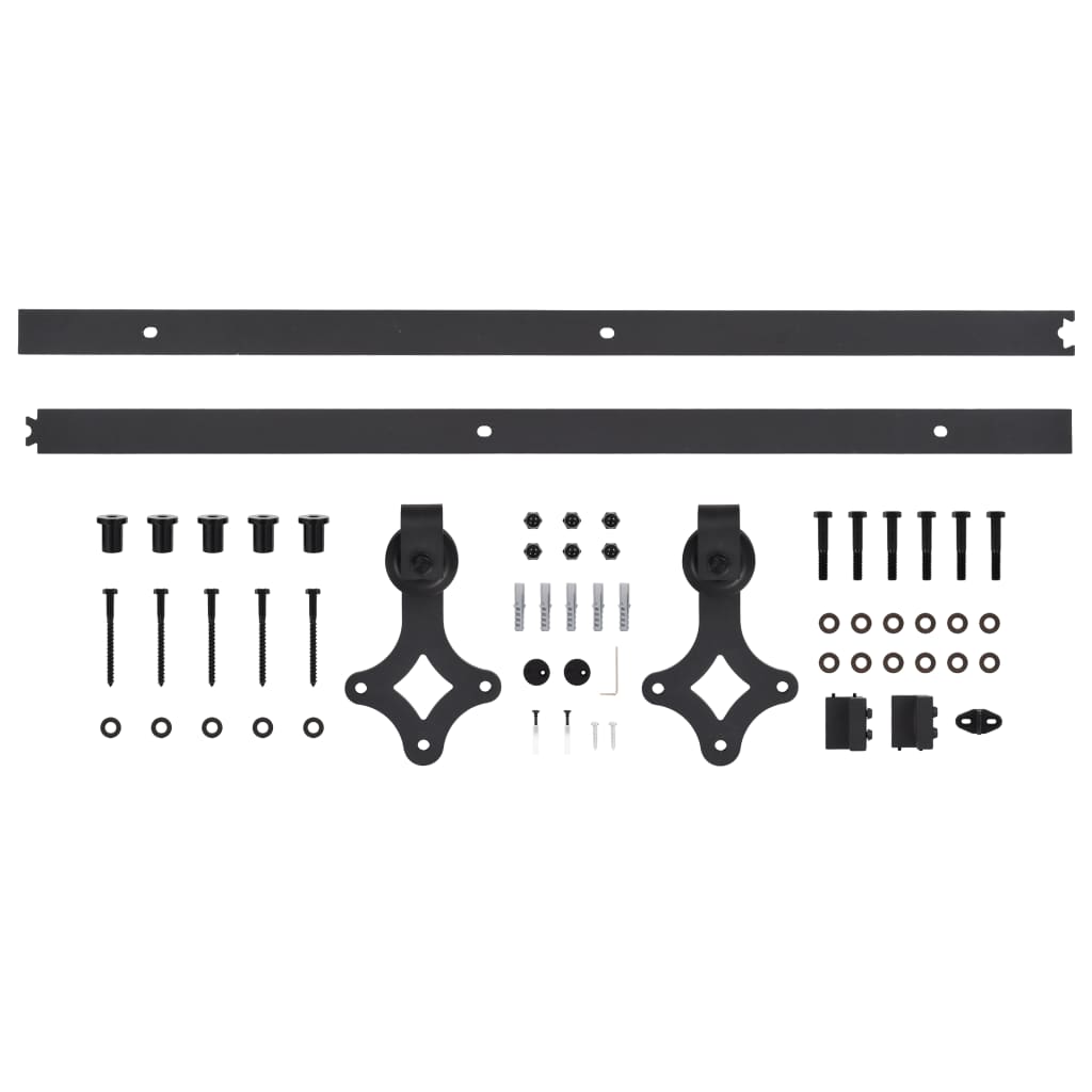 Ușă glisantă cu set de feronerie 70x210 cm, lemn masiv de pin