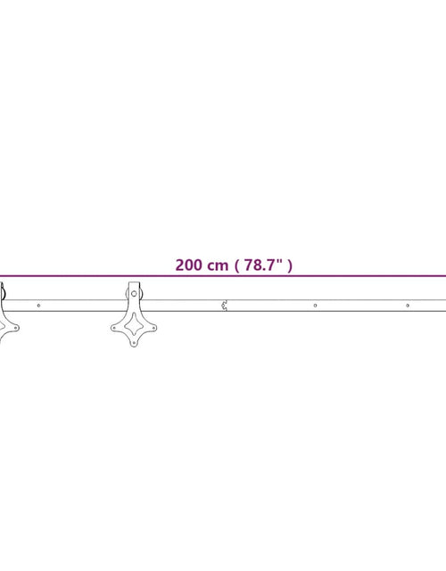 Загрузите изображение в средство просмотра галереи, Ușă glisantă cu set de feronerie 85x210 cm, lemn masiv de pin
