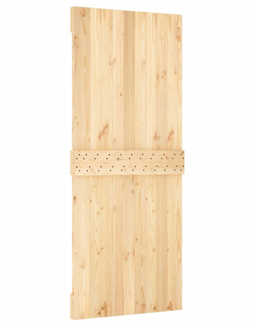Încărcați imaginea în vizualizatorul Galerie, Ușă glisantă cu set de feronerie 85x210 cm, lemn masiv de pin
