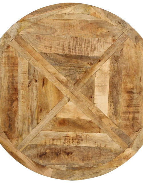 Încărcați imaginea în vizualizatorul Galerie, Masă de bucătărie, Ø110x75 cm, lemn masiv de mango nefinisat
