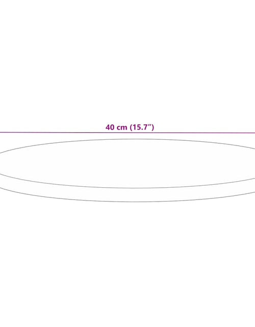 Încărcați imaginea în vizualizatorul Galerie, Blat de masă rotund, Ø 40x2,5 cm, lemn masiv reciclat
