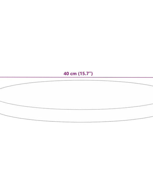 Загрузите изображение в средство просмотра галереи, Blat de masă rotund, Ø 40x3,8 cm, lemn masiv reciclat
