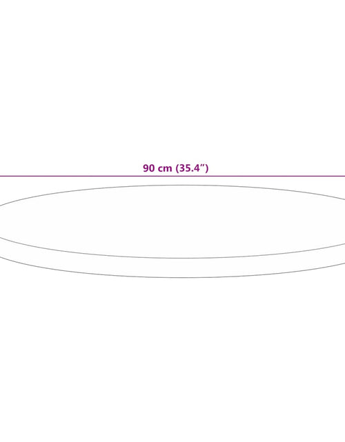 Загрузите изображение в средство просмотра галереи, Blat de masă rotund, Ø 90x3,8 cm, lemn masiv reciclat
