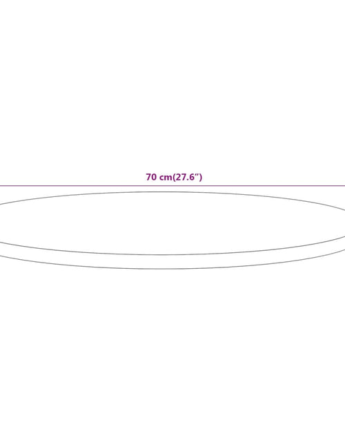 Încărcați imaginea în vizualizatorul Galerie, Blat de masă rotund, Ø70x2,5 cm, lemn masiv de acacia
