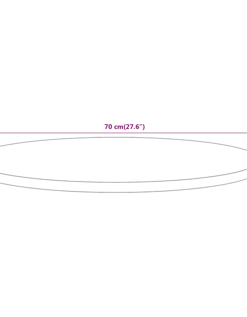 Încărcați imaginea în vizualizatorul Galerie, Blat de masă rotund, Ø70x3,8 cm, lemn masiv de acacia
