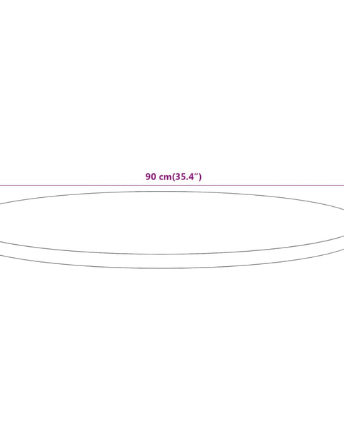 Загрузите изображение в средство просмотра галереи, Blat de masă rotund, Ø90x2,5 cm, lemn masiv de acacia
