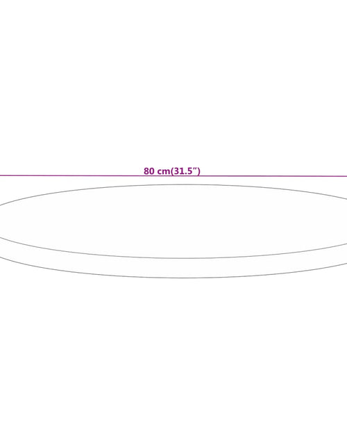 Загрузите изображение в средство просмотра галереи, Blat de masă rotund, Ø 80x3,8 cm, lemn masiv de mango brut

