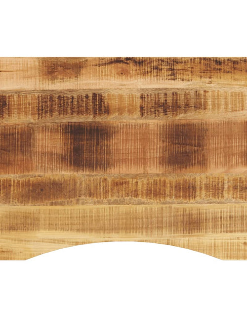 Încărcați imaginea în vizualizatorul Galerie, Blat birou cu decupaj curbat 90x60x2,5 cm lemn masiv mango brut

