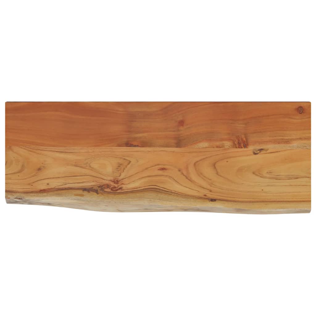 Raft perete 50x20x2,5 cm dreptunghiular lemn acacia margine vie