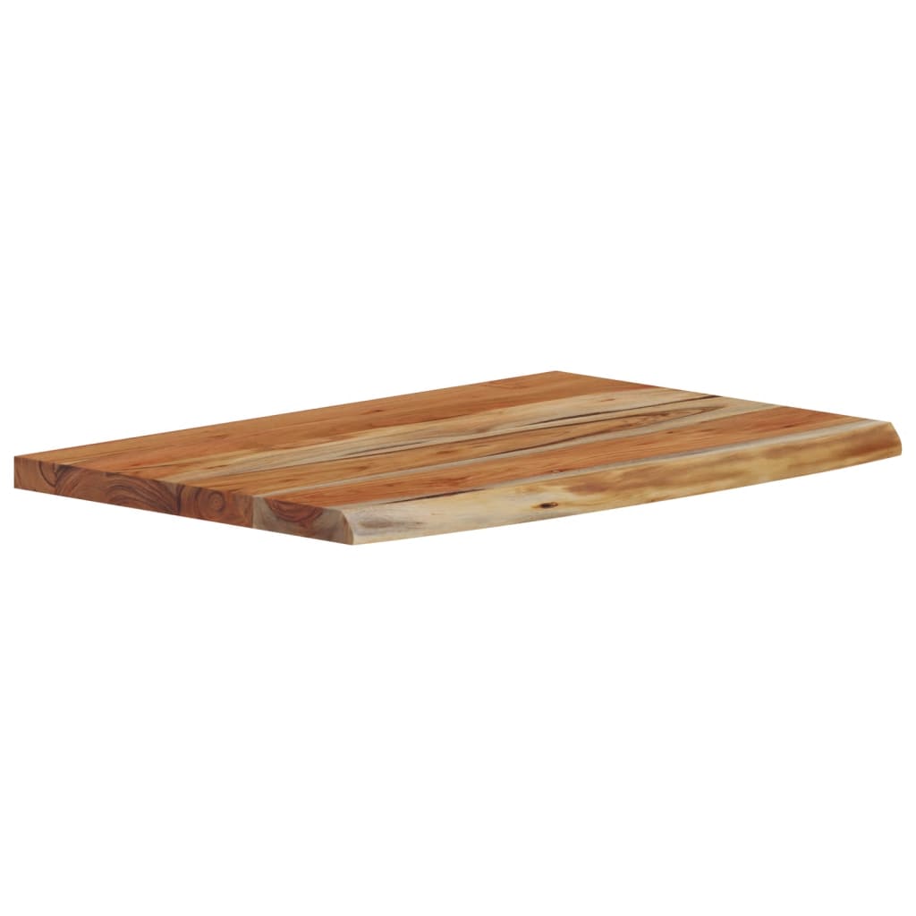 Raft perete 70x40x2,5 cm dreptunghiular lemn acacia margine vie