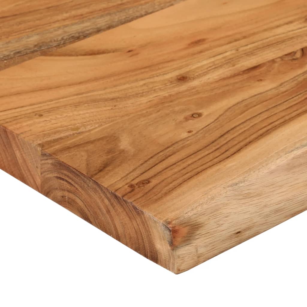 Blat masă 100x40x2,5 cm dreptunghiular lemn acacia margine vie