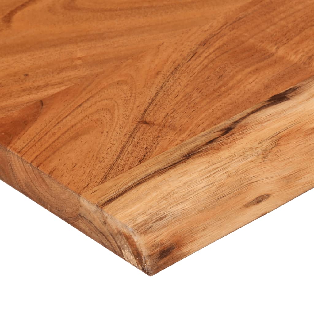 Blat masă 120x40x2,5 cm dreptunghiular lemn acacia margine vie