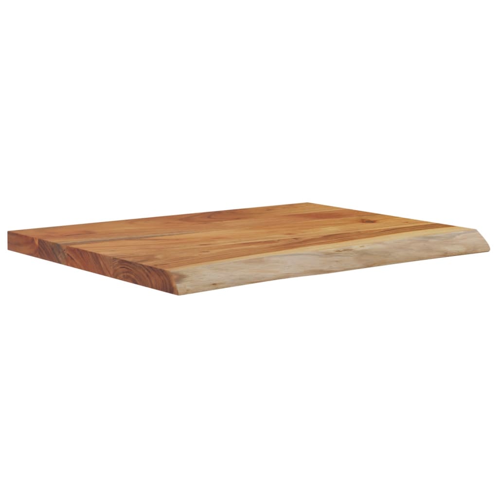 Raft perete 40x30x3,8 cm dreptunghiular lemn acacia margine vie