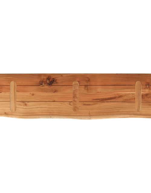 Загрузите изображение в средство просмотра галереи, Raft perete 120x30x3,8cm dreptunghiular lemn acacia margine vie
