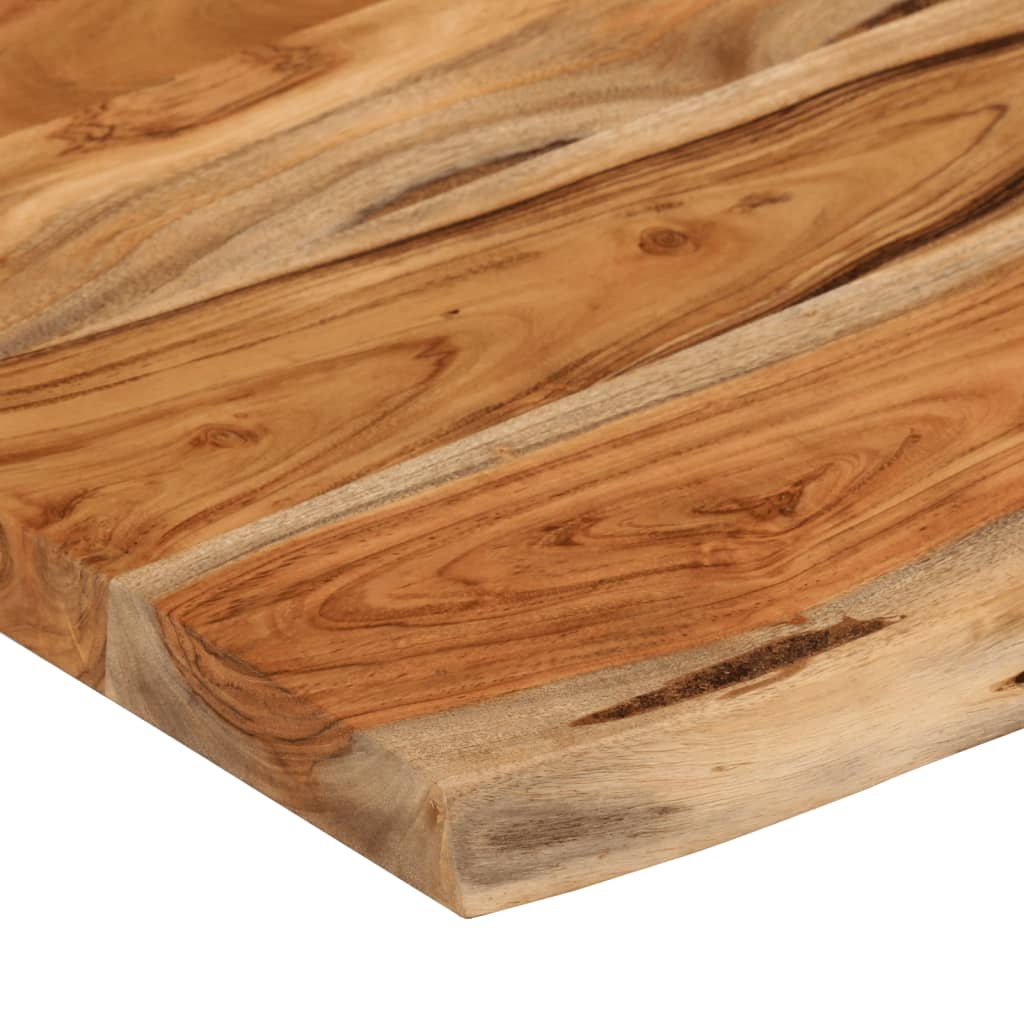 Raft perete 70x40x3,8 cm dreptunghiular lemn acacia margine vie