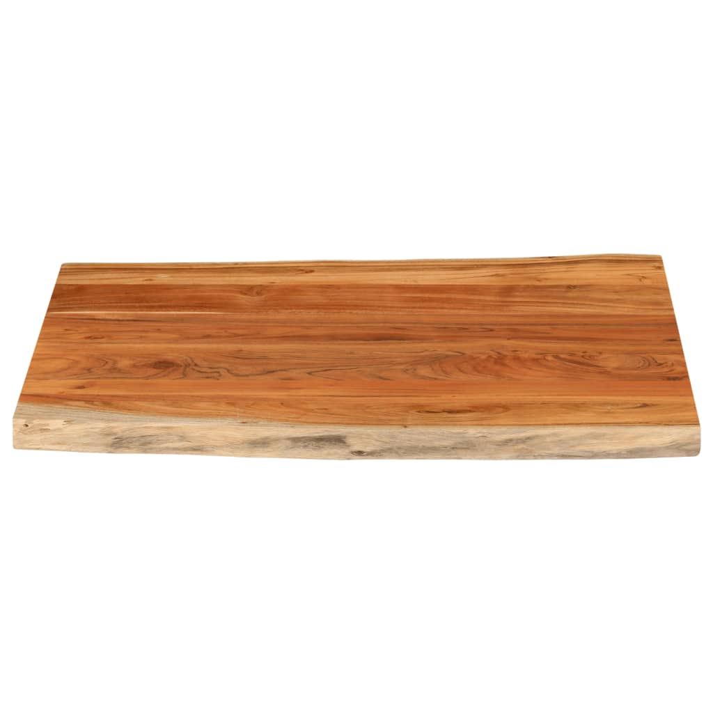 Blat masă 110x80x3,8 cm dreptunghiular lemn acacia margine vie