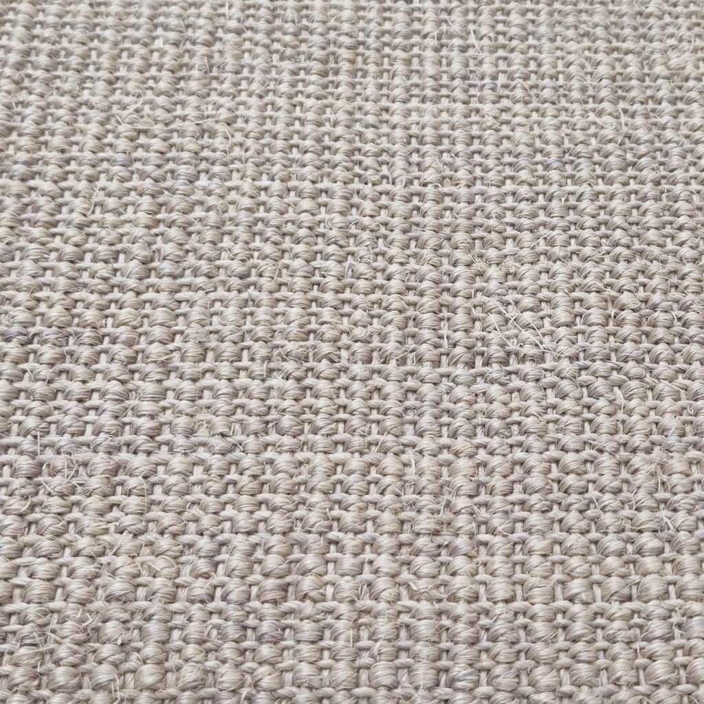 Covor din sisal pentru stâlp de zgâriat, nisipiu, 80x300 cm