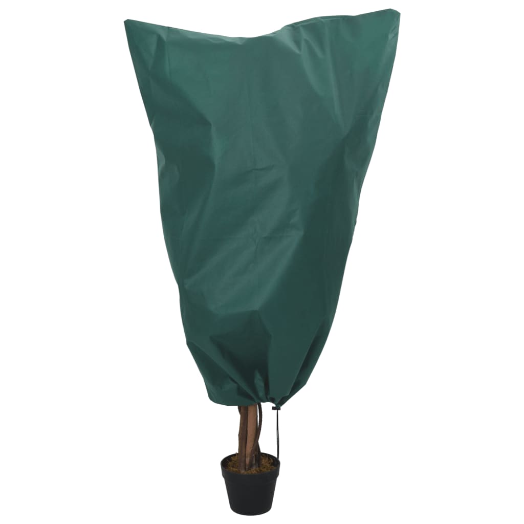 Huse pentru plante din fleece cu șnur 8 buc. 70 g/m² 0,8x0,8 m