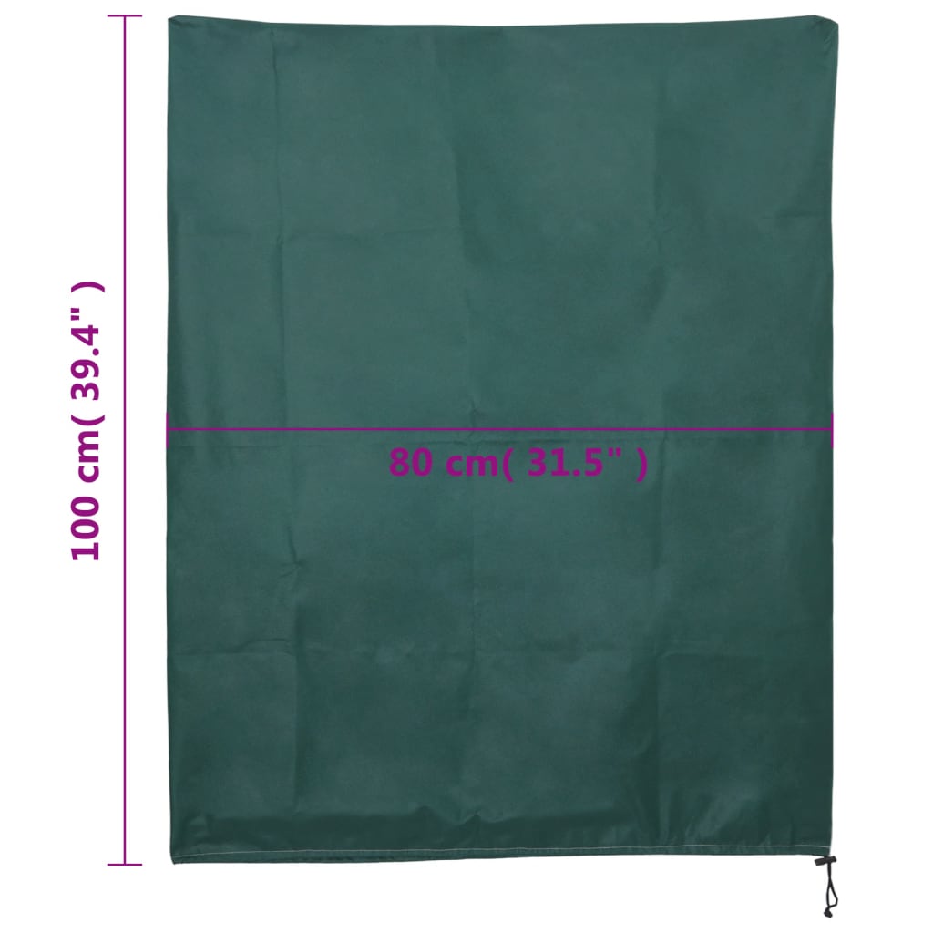 Protecții fleece pentru plante, cu șnur, 12 buc 70 g/m² 0,8x1 m