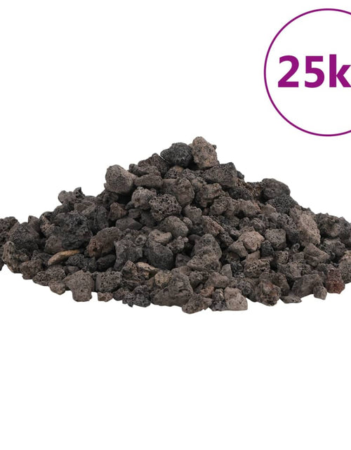 Загрузите изображение в средство просмотра галереи, Roci vulcanice, 25 kg, negru, 1-2 cm
