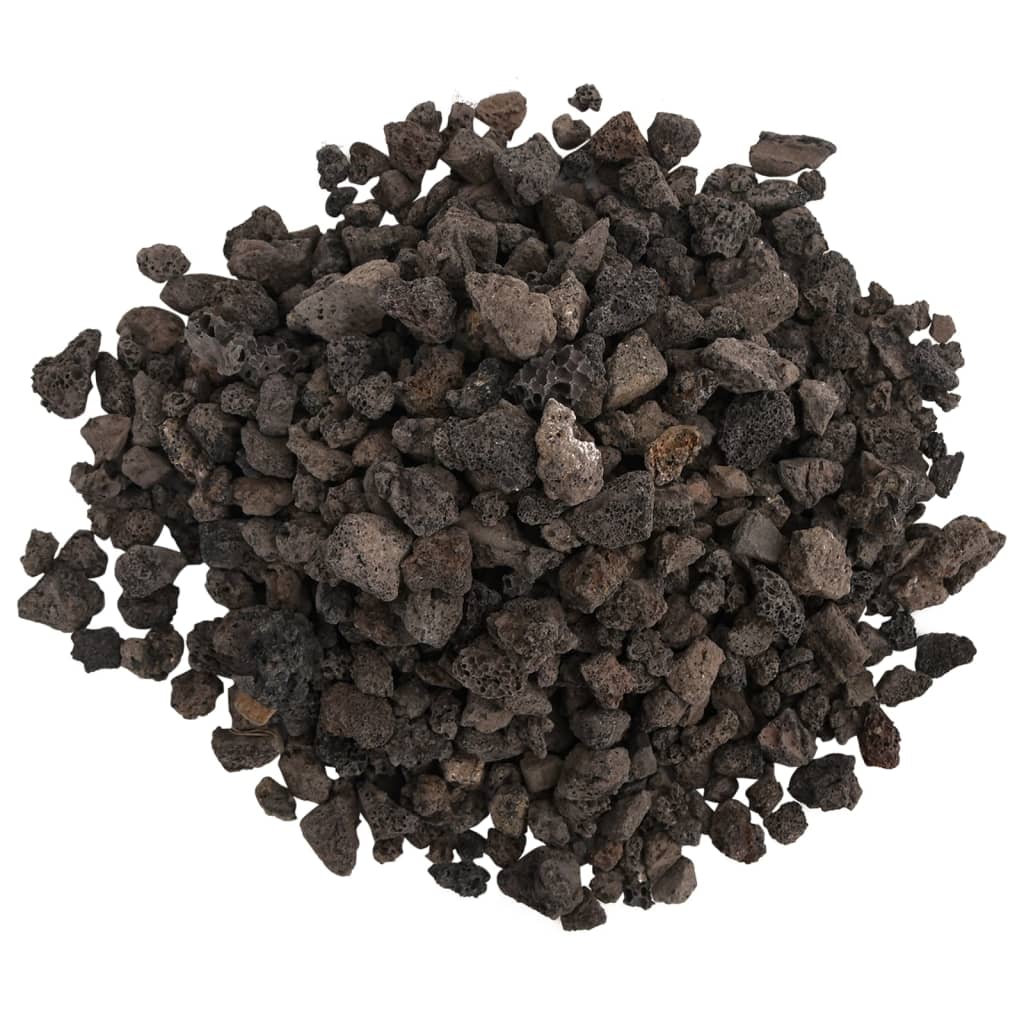 Roci vulcanice, 25 kg, negru, 1-2 cm