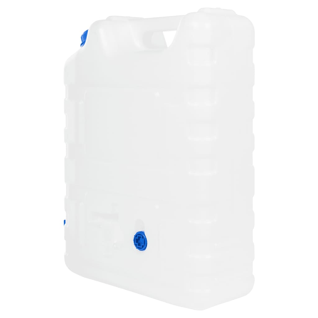 Recipient de apă cu robinet, transparent, 20 L, plastic