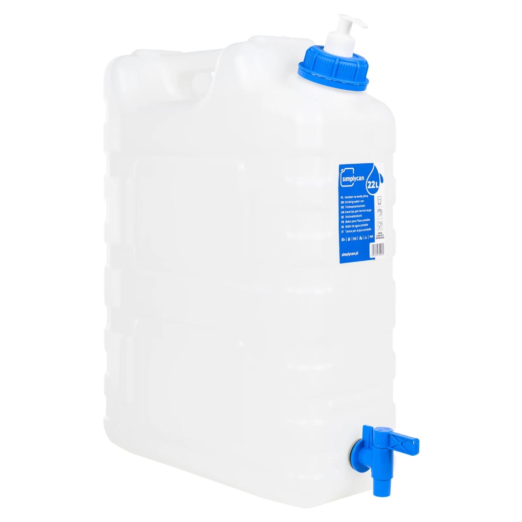 Recipient de apă cu robinet și dozator de săpun, 20 L, plastic