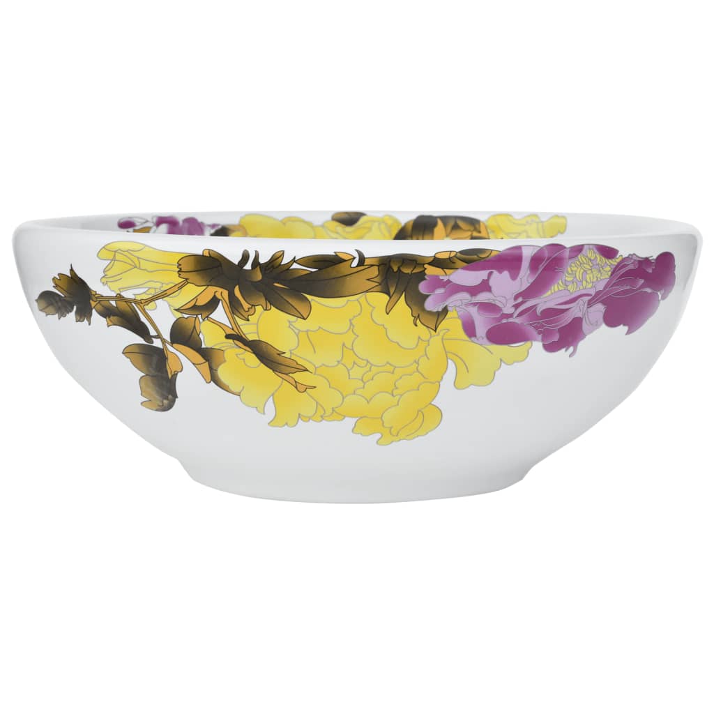 Lavoar de blat, multicolor, rotund, Φ41x14 cm, ceramică