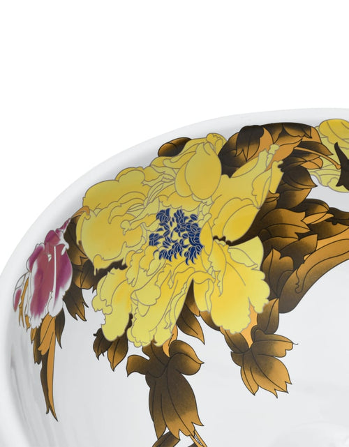Încărcați imaginea în vizualizatorul Galerie, Lavoar de blat, multicolor, rotund, Φ41x14 cm, ceramică
