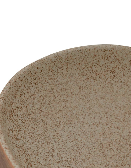 Încărcați imaginea în vizualizatorul Galerie, Lavoar de blat, nisipiu și maro 59x40x14 cm, ceramică, oval
