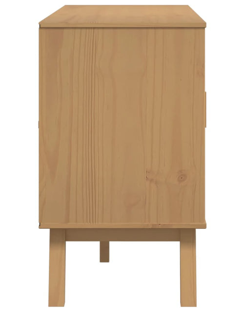 Încărcați imaginea în vizualizatorul Galerie, Dulap &quot;OLDEN&quot;, gri și maro, 114x43x73,5 cm, lemn masiv pin
