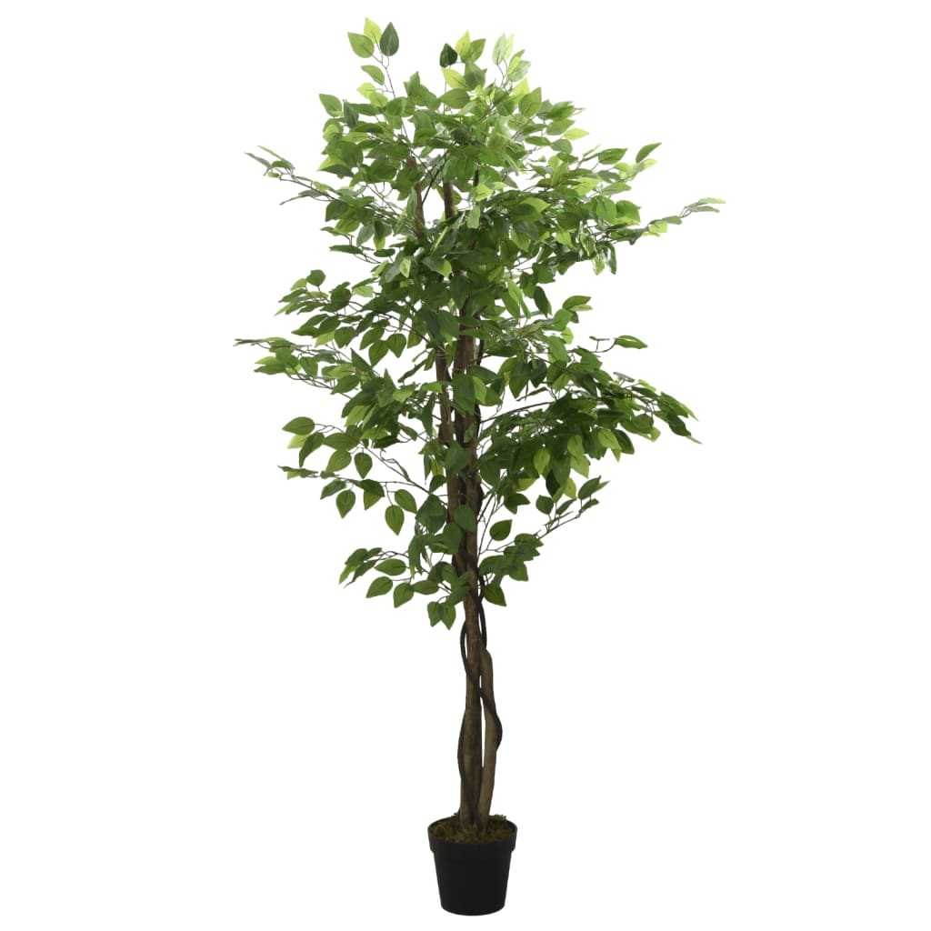 Arbore ficus artificial 630 de frunze 120 cm verde