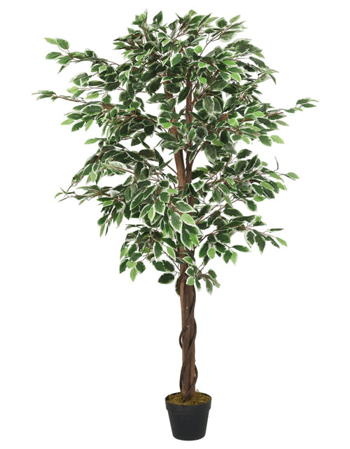 Încărcați imaginea în vizualizatorul Galerie, Arbore ficus artificial 378 de frunze 80 cm verde
