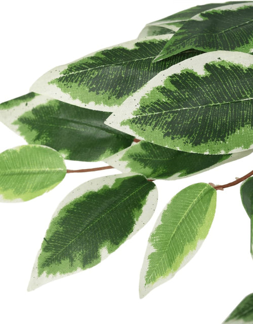 Încărcați imaginea în vizualizatorul Galerie, Arbore ficus artificial 630 de frunze 120 cm verde

