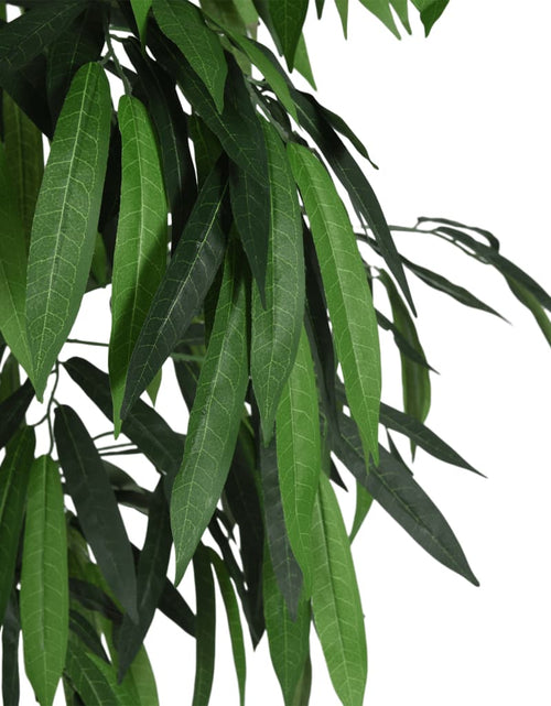Încărcați imaginea în vizualizatorul Galerie, Arbore de mango artificial 450 de frunze 120 cm verde
