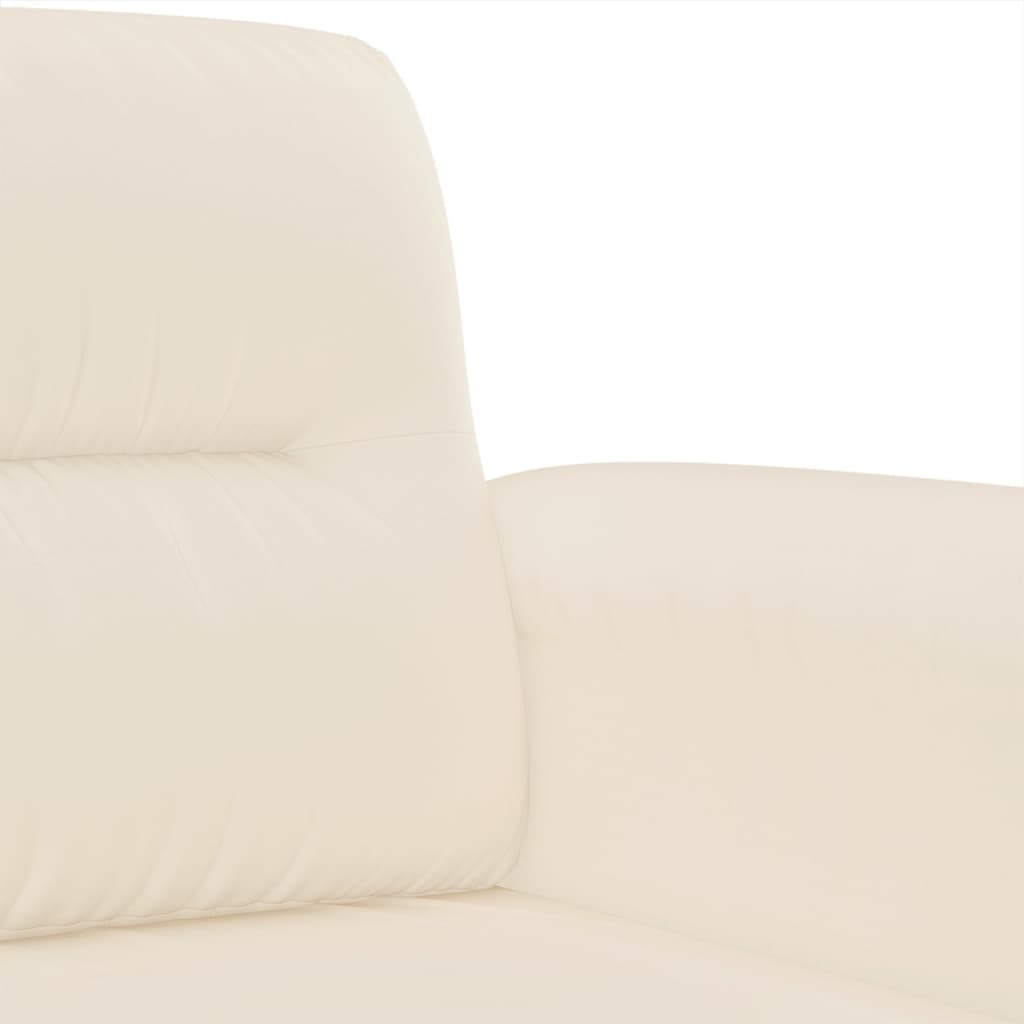 Fotoliu canapea, bej, 60 cm, textil microfibră - Lando