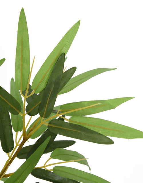 Загрузите изображение в средство просмотра галереи, Arbore din bambus artificial 828 de frunze 150 cm verde
