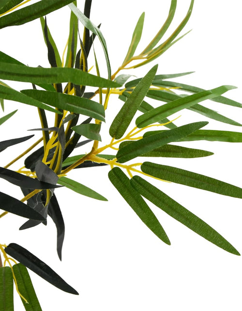 Încărcați imaginea în vizualizatorul Galerie, Arbore din bambus artificial 1288 de frunze 180 cm verde
