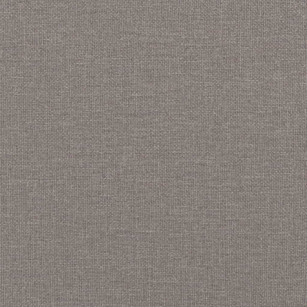 Fotoliu canapea, gri taupe, 60 cm, material textil