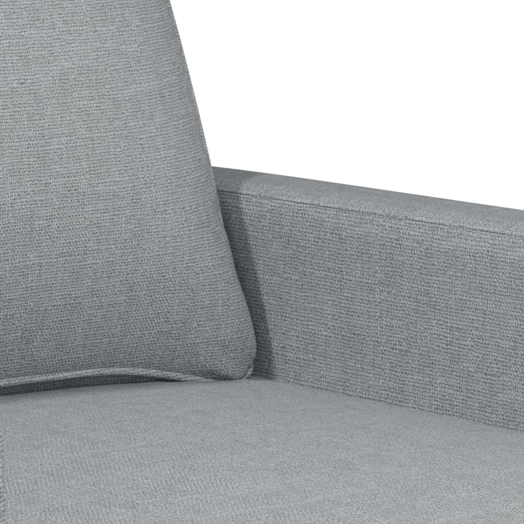 Fotoliu canapea, gri deschis, 60 cm, material textil