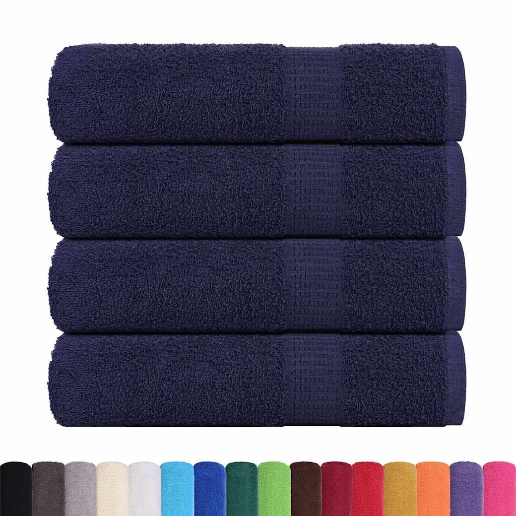 Prosoape de mână 4 buc Bleumarin 50x100 cm 360 g/m² 100% bumbac