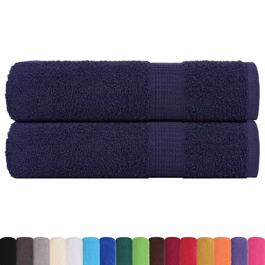 Prosoape de baie 2 buc Bleumarin 100x150cm 360 g/m² 100% bumbac