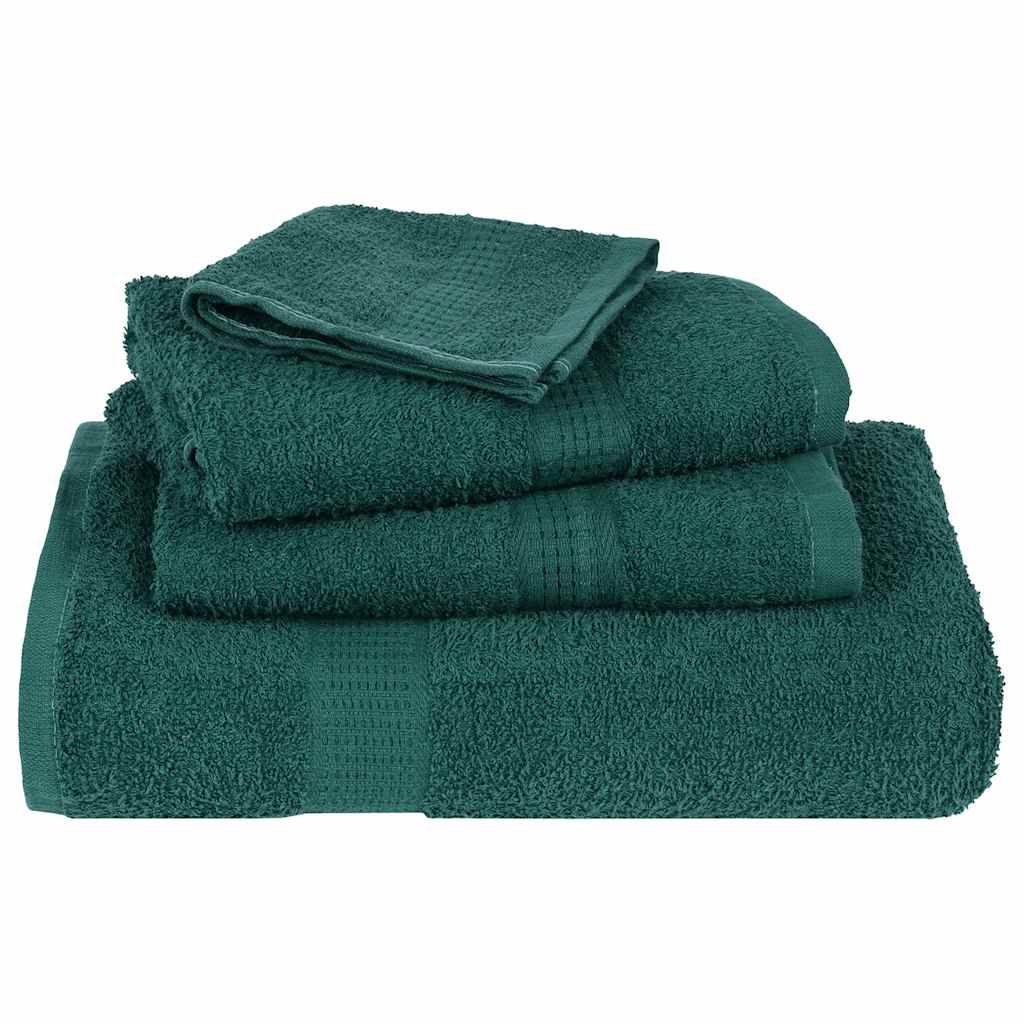 Prosoape de săpun 10 buc Verde 30x30 cm 360 g/m² 100% bumbac