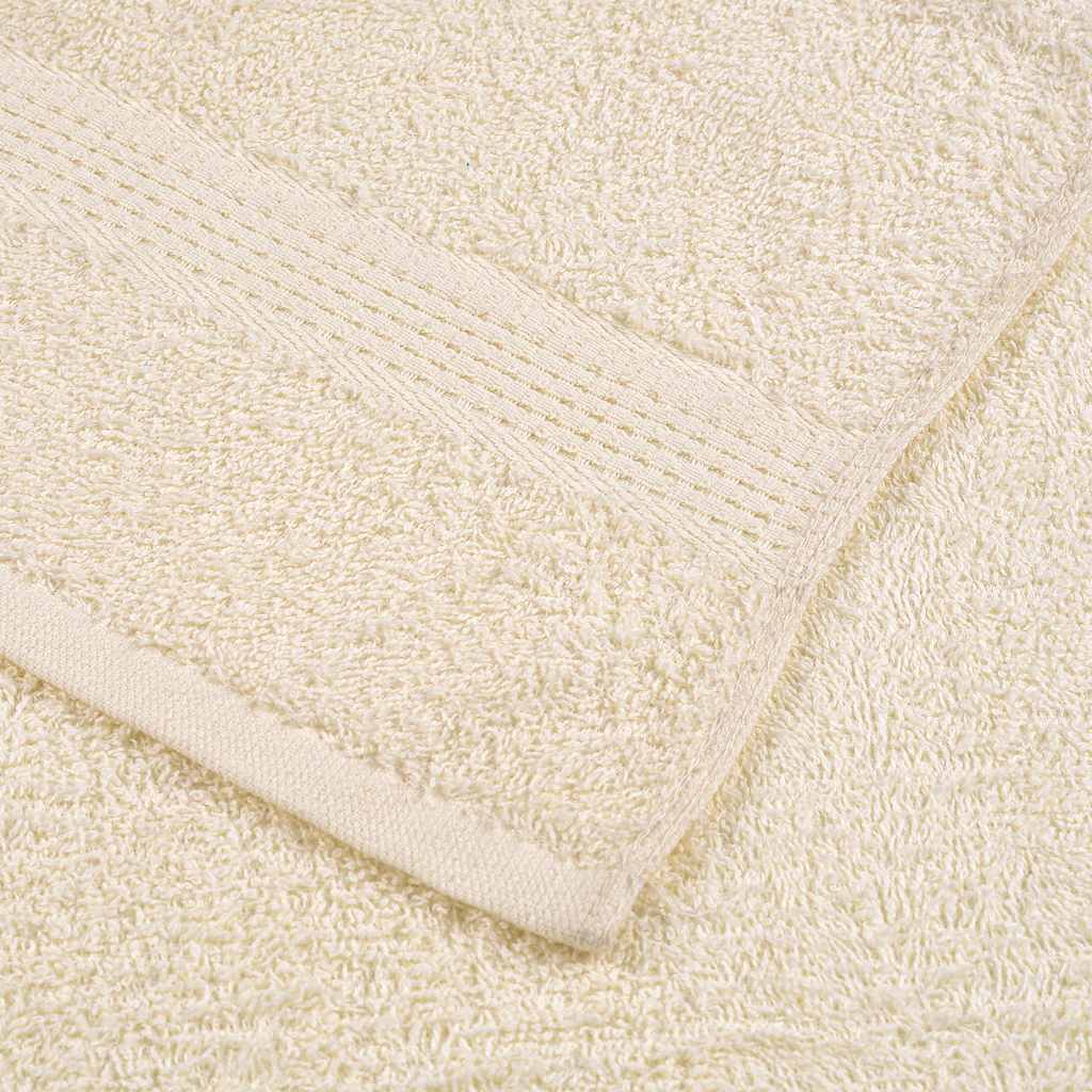 Prosoape de baie 2 buc crem 100x150 cm 360 g/m² 100% bumbac