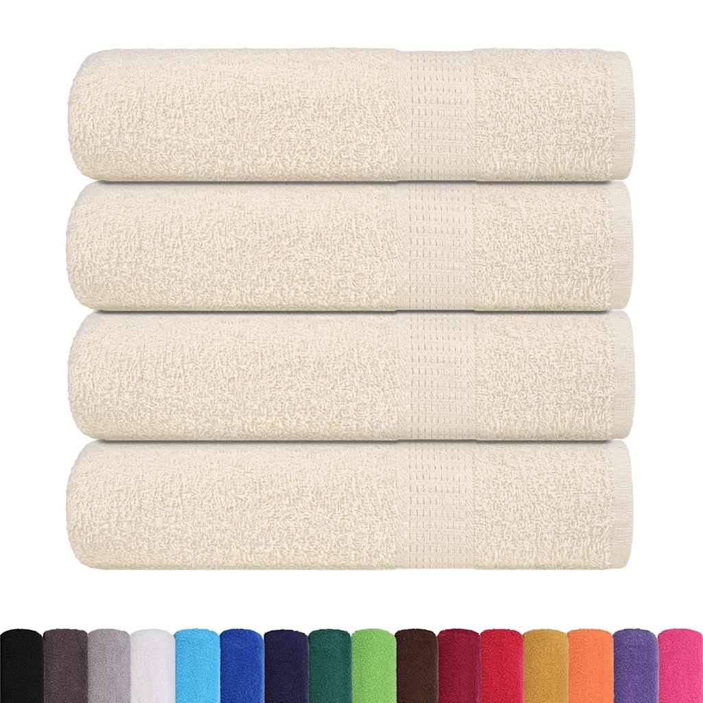 Prosoape de baie 4 buc crem 100x150 cm 360 g/m² 100% bumbac