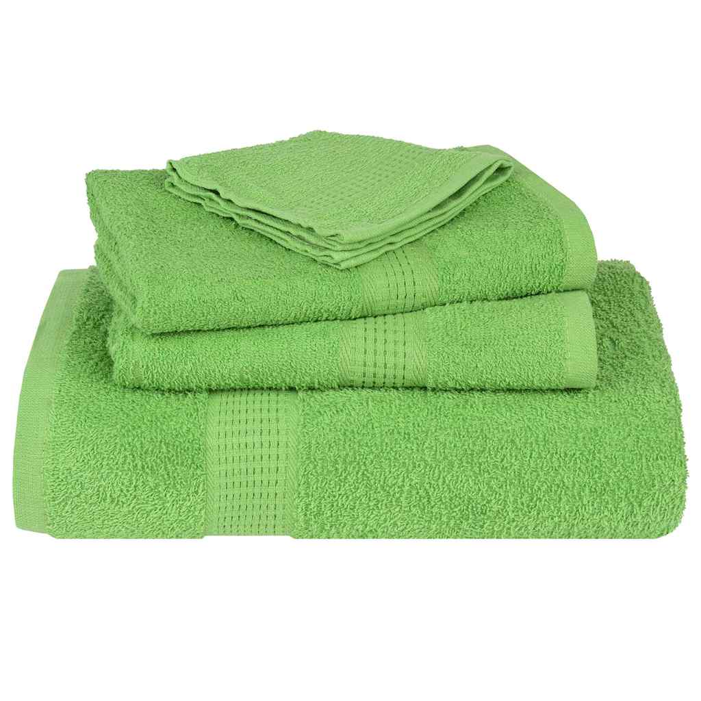 Prosoape de săpun 2 buc Verde măr 30x30 cm 360 g/m² 100% bumbac