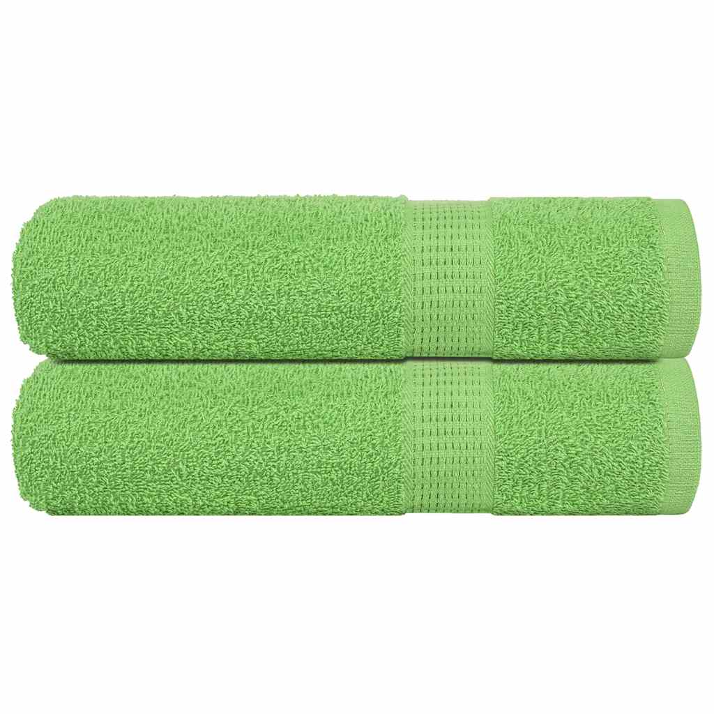 Prosoape de mână 2 buc Verde măr 50x100 cm 360 g/m² 100% bumbac